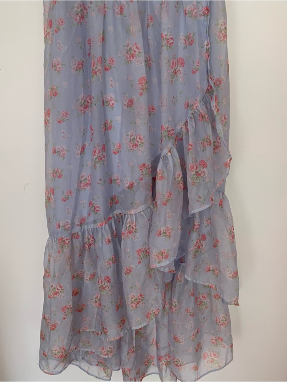 Abercrombie and Fitch Emerson Off-The-Shoulder Floral Drama Maxi Dress - Picture 6 of 11